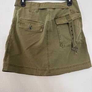 Free People Olive Erika Utility Skirt